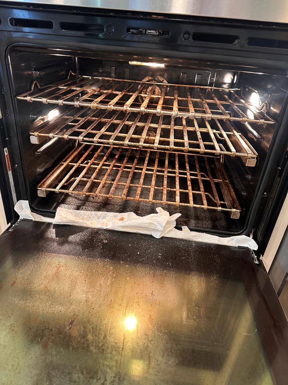 Oven Deep Clean - Before cleaning